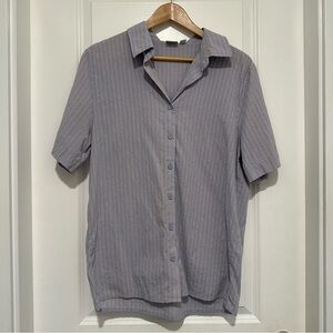 Rhythm Purple and Pink Striped Women’s  Shirt